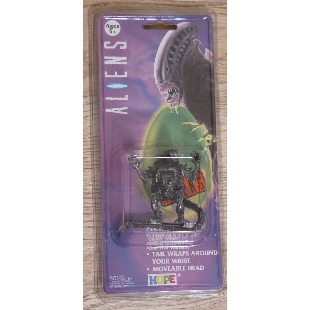 Alien Queen Figure Digital Watch 1993 Vintage Brand New by Hope Brand-new Sealed